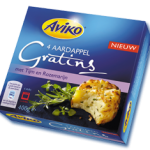 Glutenvrije Aviko aardappel gratin met tijm en rozemarijn